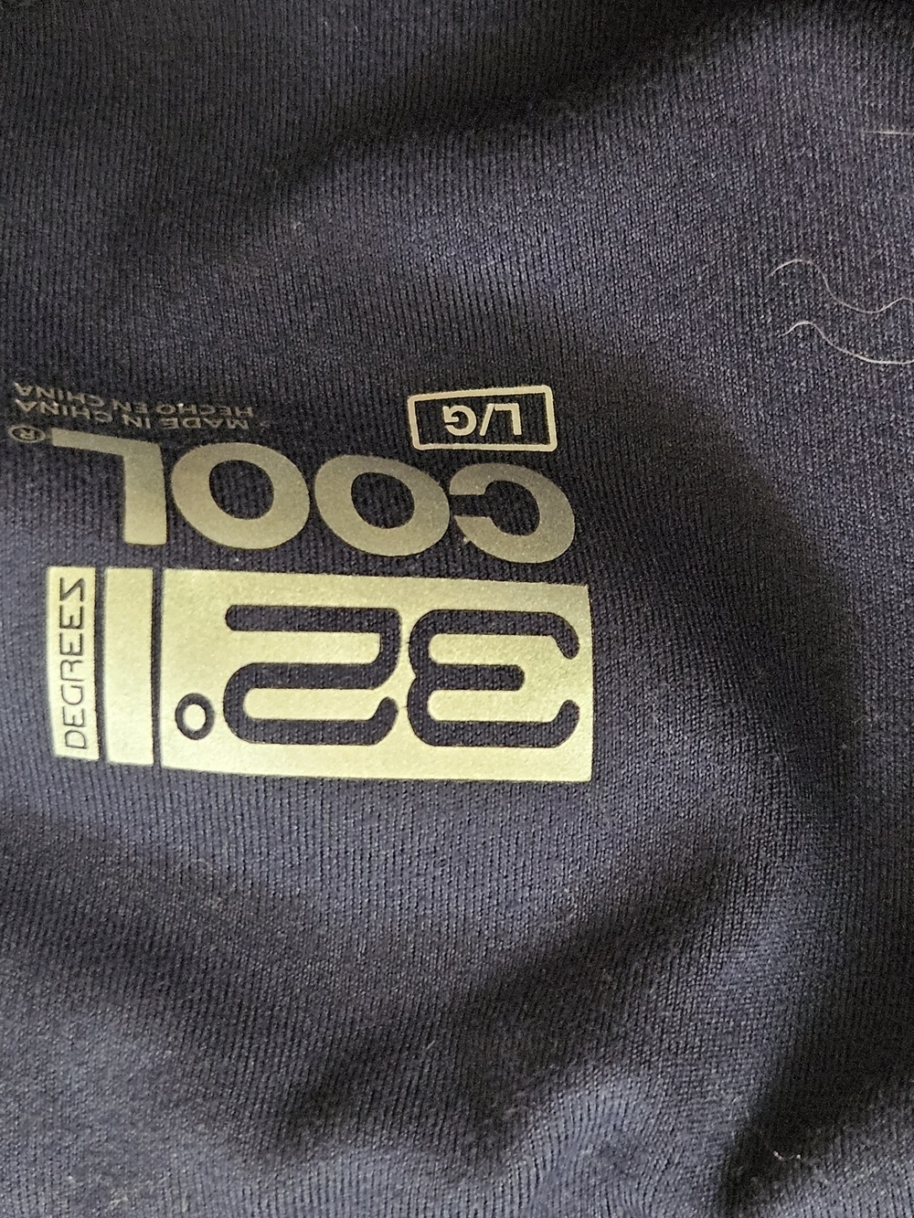 32 Degrees Black Tee with Lime Logo Print
